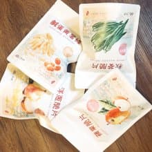 蔬果4入組-鹹蛋薯,蘋果,洋蔥,秋葵脆片