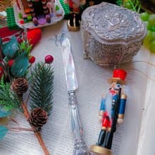 英國製1930 年鍍銀手工雕花 奶油抹刀 果醬抹刀 蛋糕抹刀吐司抹刀