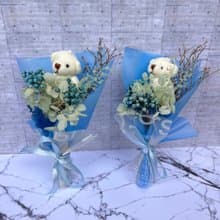 Eudora House 迷你小熊花束2束、生日禮物、教師節花禮