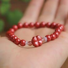 春秋手作 | 幸運四葉草 帝王砂手鏈|  闢邪 化太歲 | 開運禮物