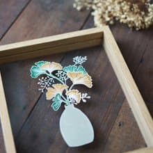 AHMLIFE 透明系 植物框 銀杏葉 原作限量商品