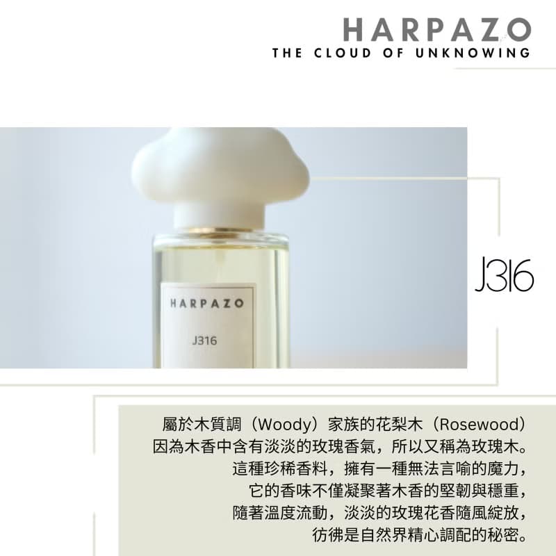 J316不知之小雲 香水系列 15ml EDP  柑橘花香調聖誕禮物女生禮物
