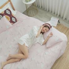柔絲萊賽爾纖維 床包組 薄被套 鋪棉兩用被/台灣製床單/HT041