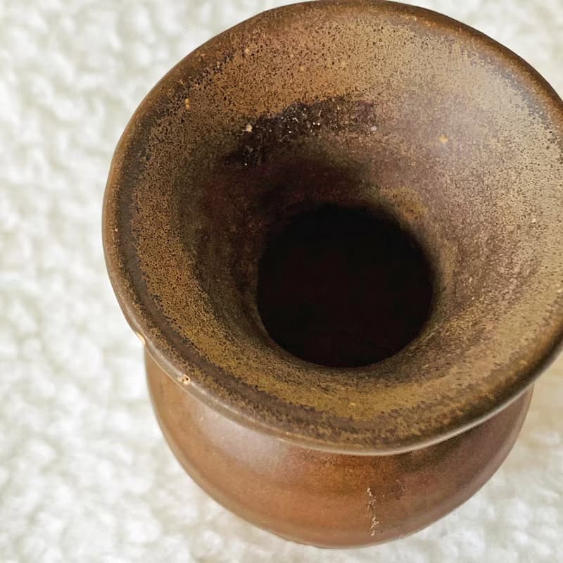 中國 宋代 茶褐釉色小甕│素雅樸實 精緻擺件 古件收藏