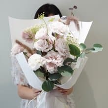 2025母親節 桔梗花束 韓式花束  生日花束 女友禮物