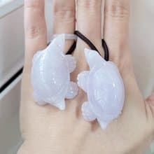 【親翠】親翠 天然翡翠 冰紫吉祥象徵沙鱉 黿項鍊小擺件 | 黿神獸