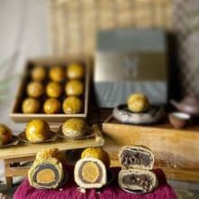 【中秋禮盒】茶蛋黃酥+鹹肉茶酥(經典/烏龍茶/鐵觀音)  6入/9入