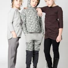 【瑞典童裝】有機棉兒童彈性長袖洋裝18M至6歲 咖啡