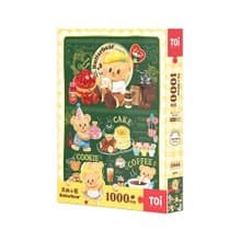 TOi圖益 黃油小熊 甜蜜菜單 1000片拼圖 成人治癒玩具 卡通桌遊