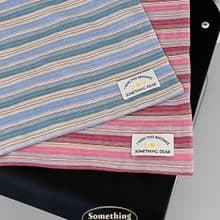 Vintage Stripe Cotton Table Mat – Lightweight & Multi-purpose | Blue / Pink