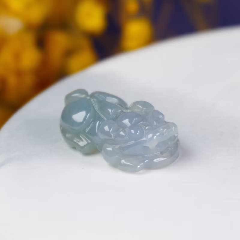 【招財神獸】冰種翡翠貔貅|天然緬甸玉翡翠A貨| 送禮