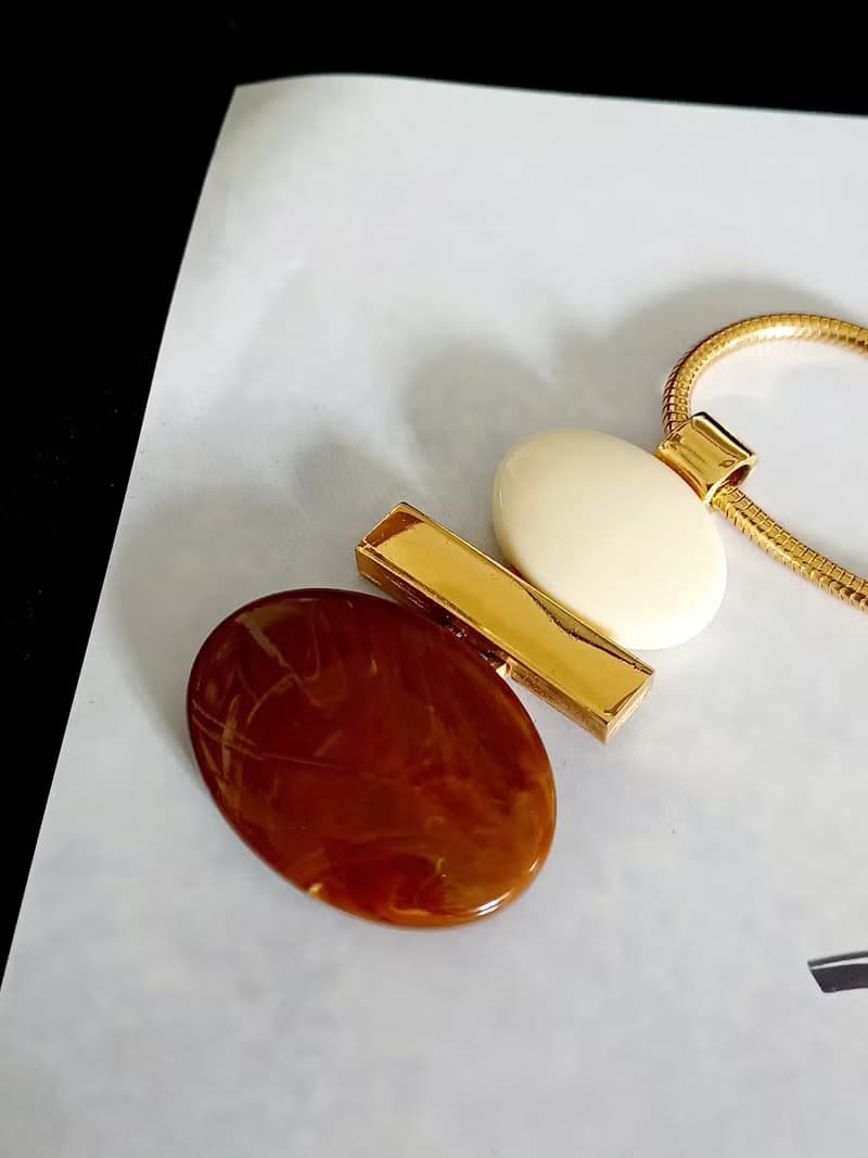 vintage jewelry  AVON 摩登幾何造型 項鍊