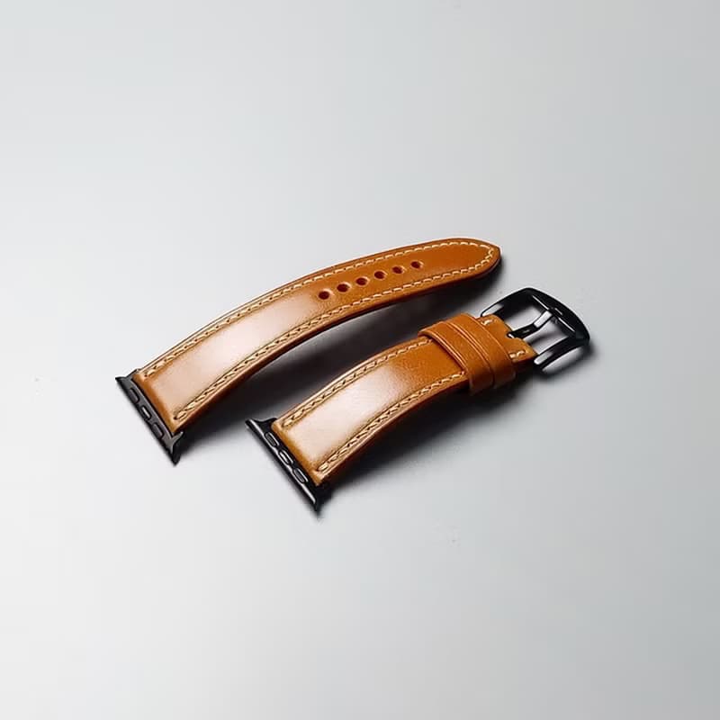 日本馬臀皮錶帶 Apple iwatch手錶帶 真皮蘋果錶帶【免費刻字】