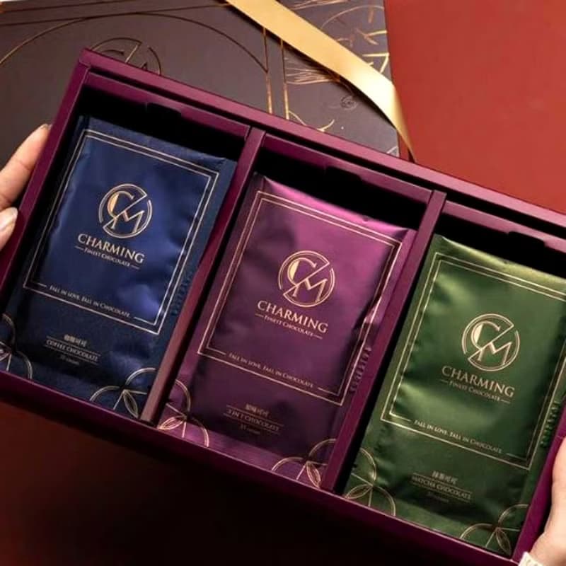 Charming 喬名巧克力 綜合18入禮盒 附紙袋 六口味各3入