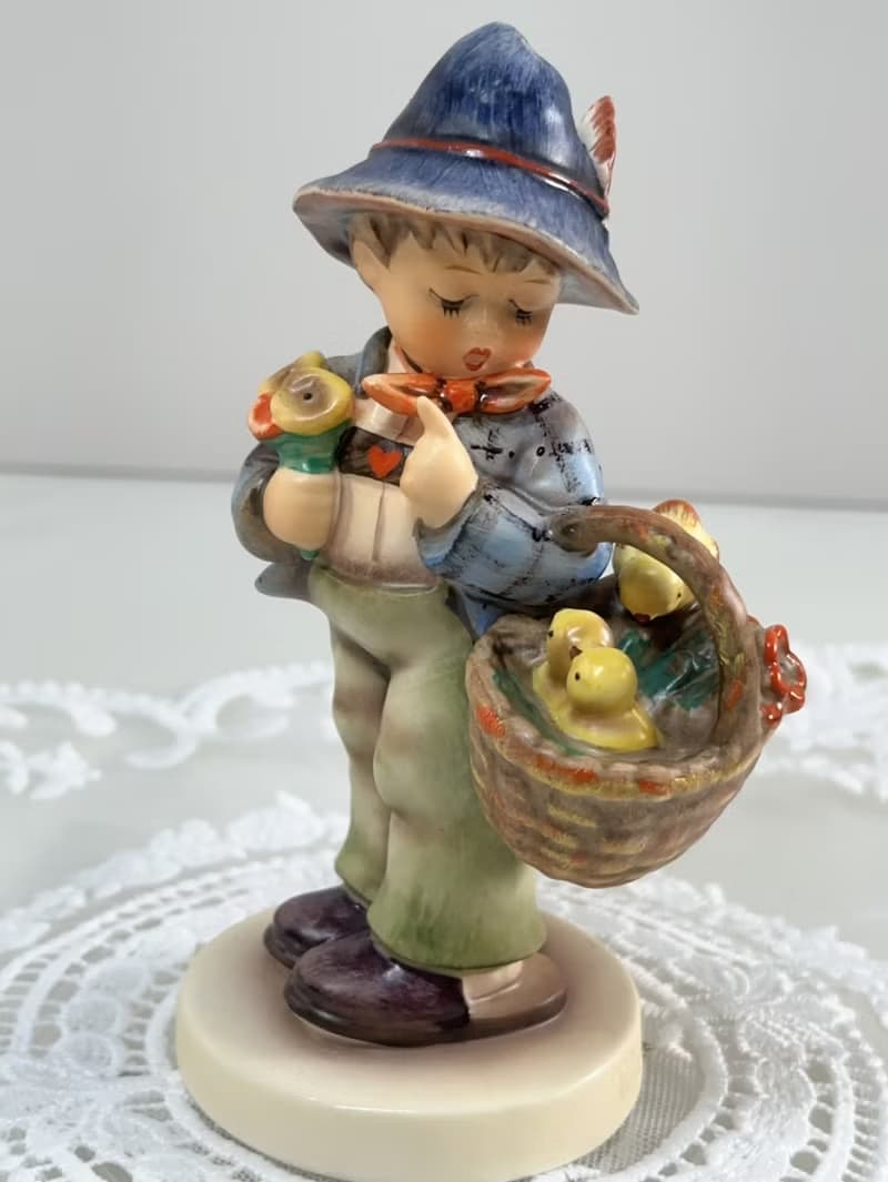 德國頂級瓷偶Hummel收藏中古手工手繪喜姆娃娃/一等品