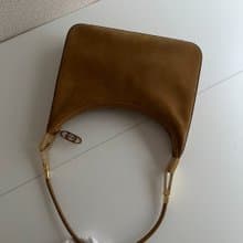 中古包 Gucci古馳 焦糖式麂皮單肩包