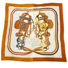 【日本直送】エルメス HERMES カレジェアン140 ストール カシミヤ × シルク レディース【中古】