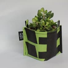 RE:NEW帆布植物掛袋/帆布盆栽/帆布花器(3寸盆)