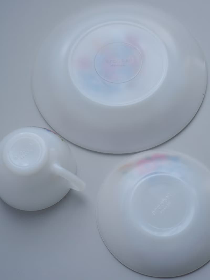 法國Arcopal Vintage套裝杯連茶碟/中古/咖啡杯/餐具/甜點碟