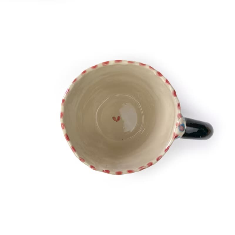Nice Little Clay 手工大馬克杯 可愛貓 0103L-38