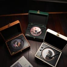 多功能CD機光盤播放器復古藍牙音箱便攜式專輯CD機木質擺件
