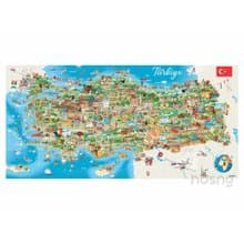 土耳其文化地圖_拼圖_1500片