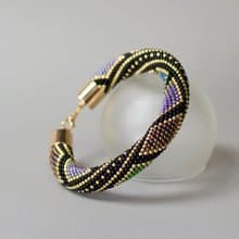 珠子钩编套件与材料包, DIY material package, Diy kit bead crochet bracelet