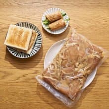四食五号早餐店 煎煮炒炸皆適宜的里肌豬排肉 肉蛋吐司