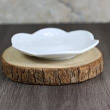 【送禮好物】白瓷 茶花盤 鶯歌陶瓷名家葉敏祥作品