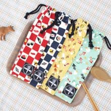 束口餐具袋 / 和風金魚與美味壽司