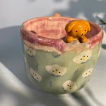Handmade ceramic cup