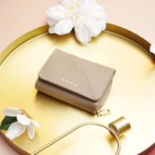 真皮短夾 Ellie Mini Wallet / 灰褐色 Taupe