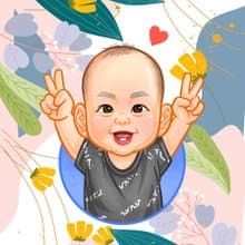 【單人似顏繪、專屬你的個人插畫】似顏繪/全家福/情侶