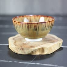 【送禮好物】沙瀑 天目釉 圓滿茶杯 鶯歌陶藝名家葉敏祥作品