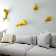 Papercraft 3D fish, Origami paper craft, Paper sculpture 3D, DIGITAL TEMPLATE