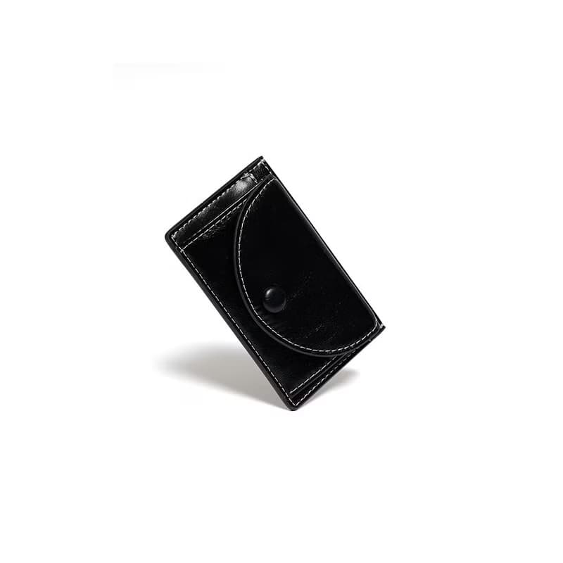 DOT Slim Pocket Mini Coin Transportation Card Wallet black