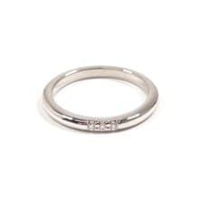【日本直送 中古美品】7.5号 ティファニー TIFFANY&Co. リング・指輪 ウェディング バンドリング フォーエバー Pt950プラチナ/ダイヤ