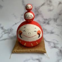 大福達摩-三倍幸福-和紙達摩吉祥物