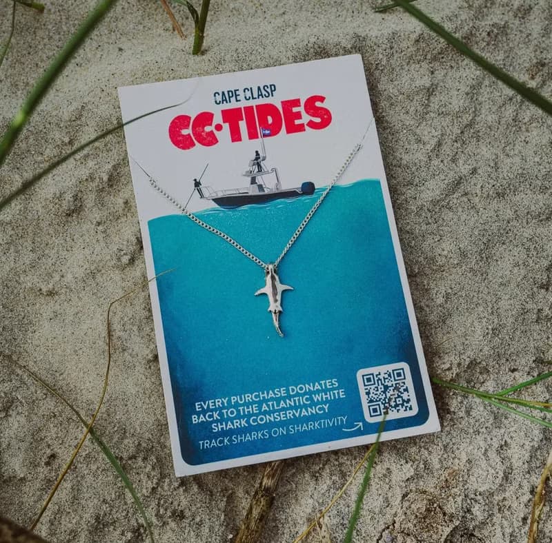 Cape Clasp純銀鯊魚項鍊