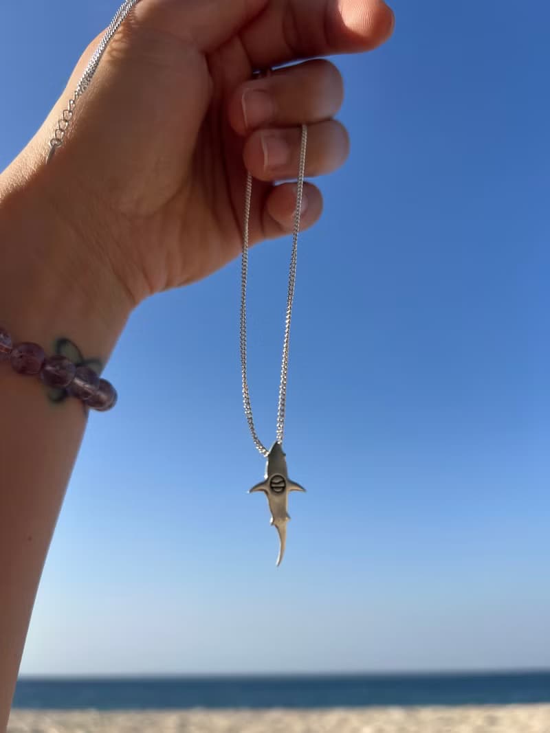 Cape Clasp純銀鯊魚項鍊