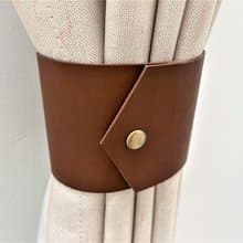 皮革窗帘绑带//简约主义//家居装饰//窗帘//窗帘绑带