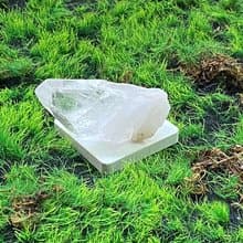 天然原礦能量冰透白水晶柱狀原石 療癒 開運 淨化 能量 擺件