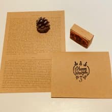 高松聖誕氣氛橡皮印章