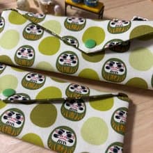 文青風環保純棉筷袋 福氣財神 吉祥 質感原胚 綠意盎然 優質  日