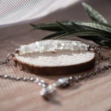 Moonstone Bracelet, 925 Silver, Taurus gem, Capricorn stone, Christmas Gift
