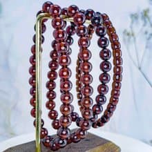 【橙石榴/血珀】石榴石 血珀手鍊手串