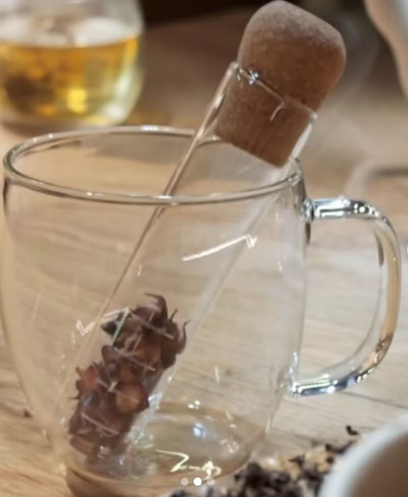 Glass Tube Tea Leaf Filter