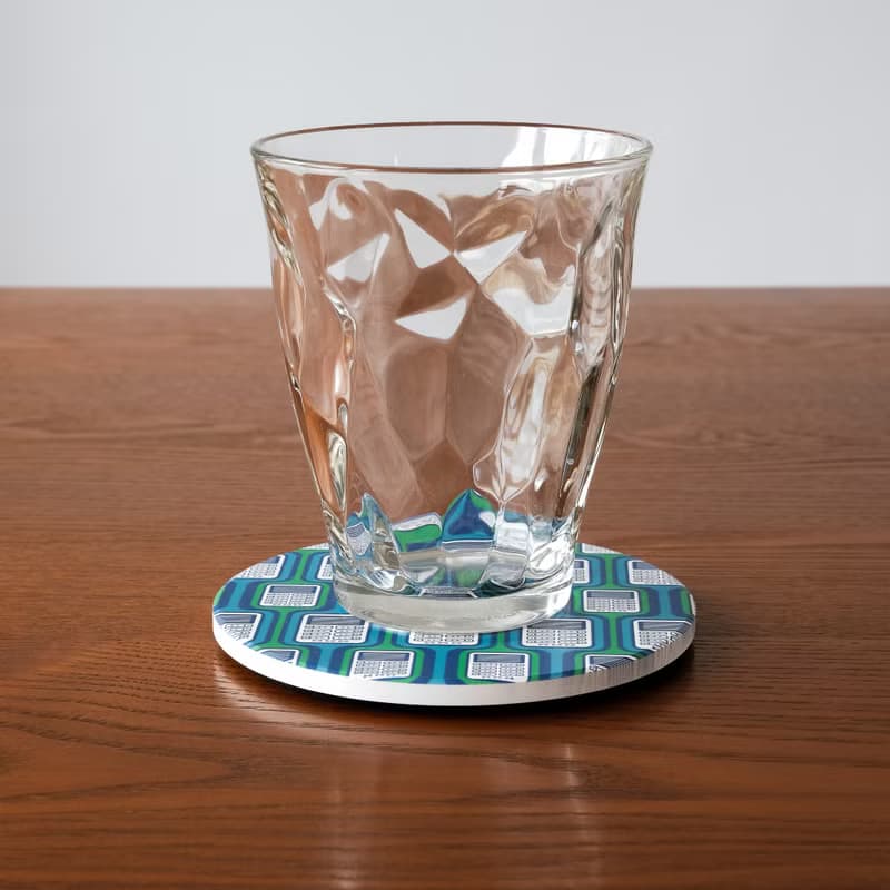 【錦源興】門鈴陶瓷吸水杯墊 l 底部防滑 鶯歌陶瓷製 禮物 新居