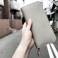 ROUND　 笑顔がこぼれる、好きな色　ラウンドジップ 長財布　スマホも通帳もOK　RZW-HHNN-HPP-P
