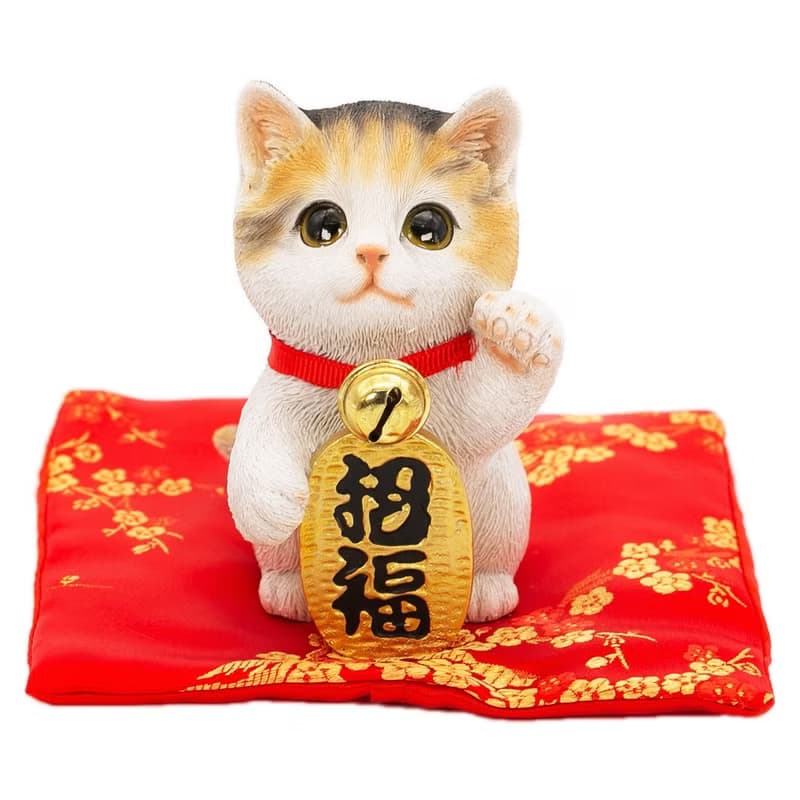 デバリエ 招き猫 猫 置物 商売繁盛 厄除け 病除け 開運 金運アップ 福を招く 玄関 飲食店 開店祝い 誕生日 記念日 クリスマス 新年 雑貨 cb040m